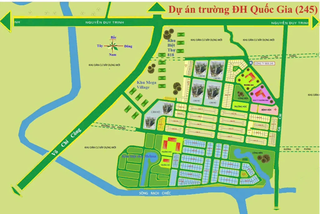 Bán đất nền dự án Đại Học Quốc Gia 245 - giá tốt nhất 2026