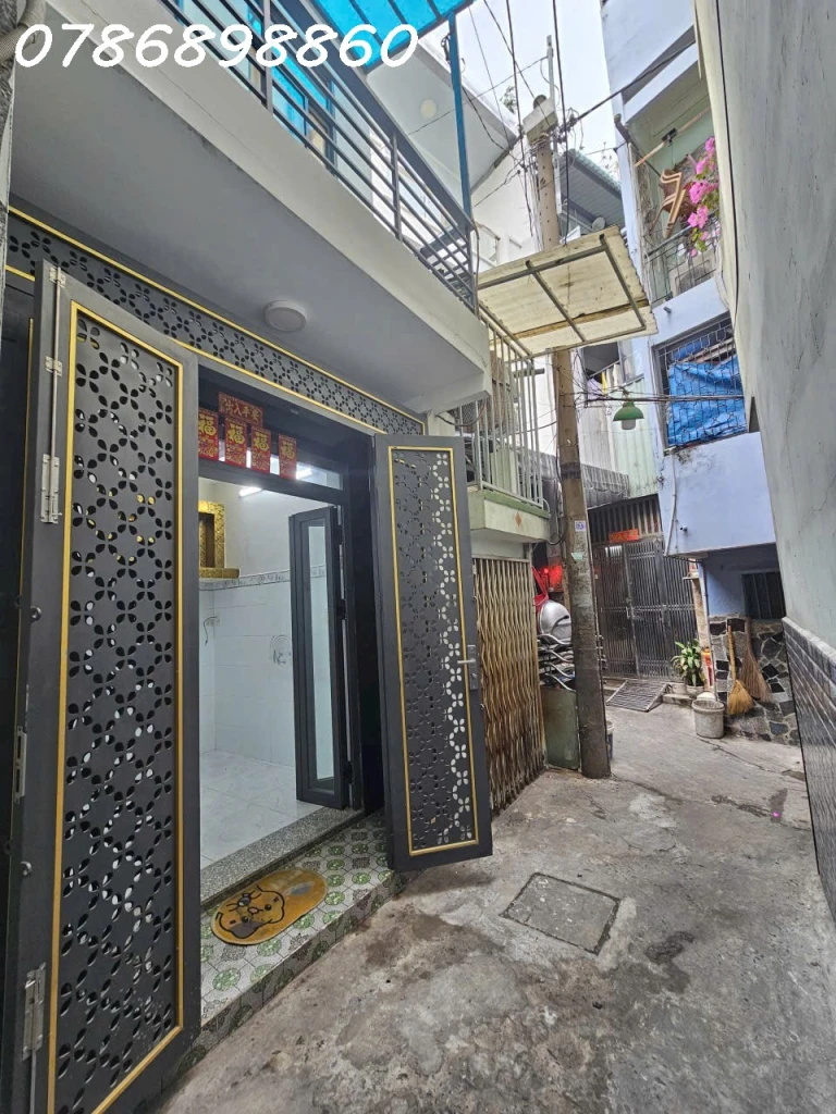 BÁN NHÀ ĐẸP HẺM 372 TÙNG THIỆN VƯƠNG, P.13, QUẬN 8 – DỌN VÀO Ở NGAY – CHỈ 3,78 TỶ