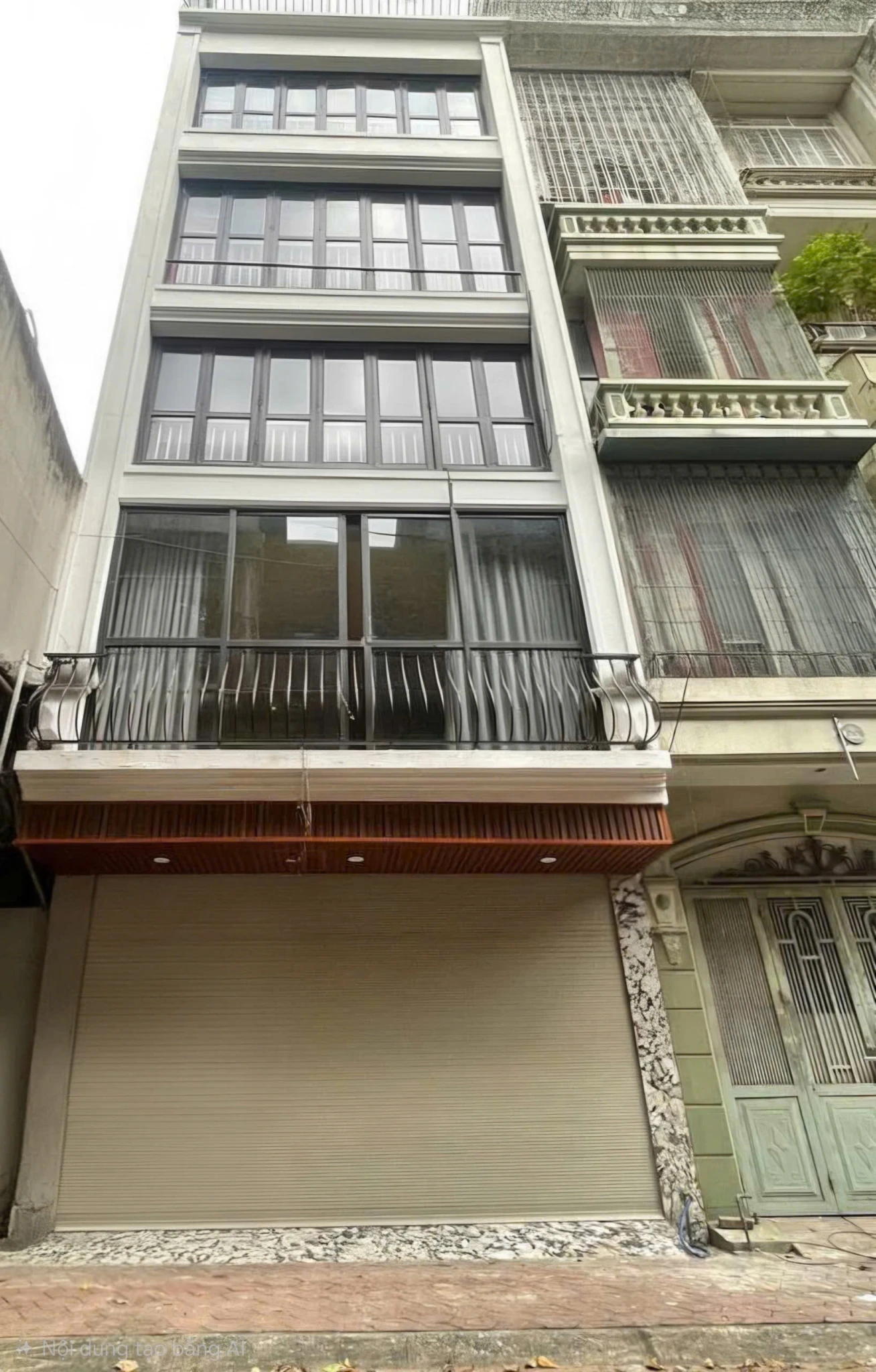 Cho thuê nhà, THANG MÁY, 80m2_ 5T; Nguyễn Thị Định, Hoàng Ngân -34 tr