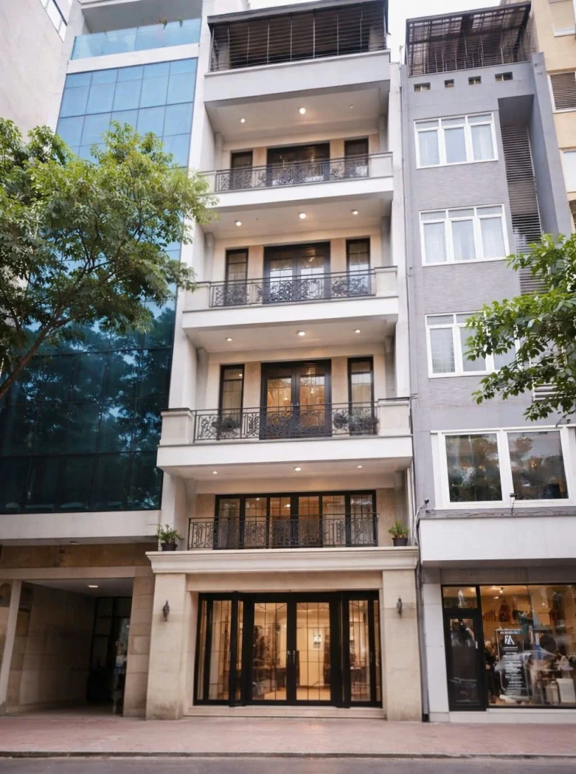 Cho thuê nhà, 110m2_ 5T; Lý Thường Kiệt, Bà Triệu, Ngô Quyền -44 tr
