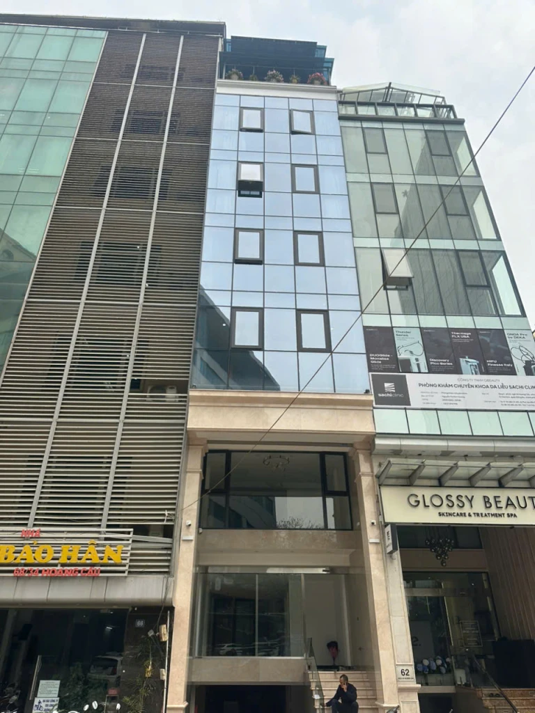 Cho thuê tầng 1-2-3-4   tòa building số 64 ngõ 34 Hoàng Cầu, quận Đống Đa, Hà Nội 