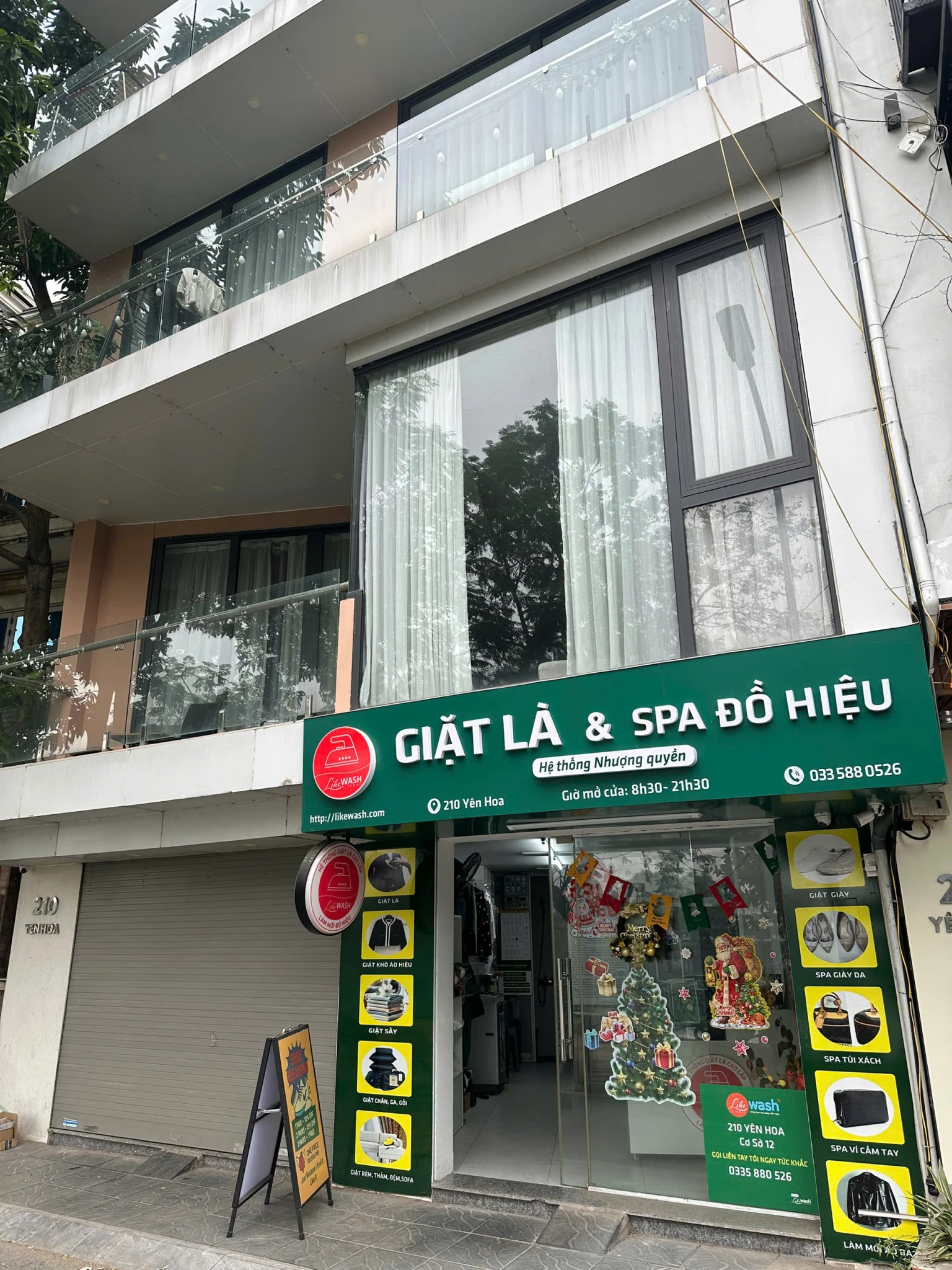 CẦN SANG NHƯỢNG CỬA HÀNG GIẶT LÀ MẶT PHỐ YÊN HOA –YÊN PHỤ  TÂY HỒ HÀ NỘI