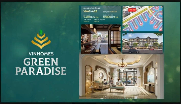 ĐẦU TƯ SHOPHOUSE VINHOMES GREEN PARADISE CẦN GIỜ – ĐÓN ĐẦU SIÊU ĐÔ THỊ BIỂN 3.000HA DTXD 307,7m2 GIÁ CHỈ TỪ 14,85 TỶ