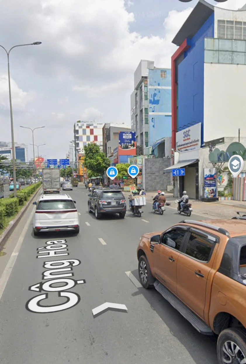 NGANG 30M - MẶT TIỀN ĐƯỜNG CỘNG HOÀ - 205TỶ