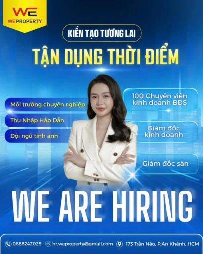  BẢN TIN TUYỂN DỤNG – QUÝ 4 RỰC LỬA CÙNG WE PROPERTY!