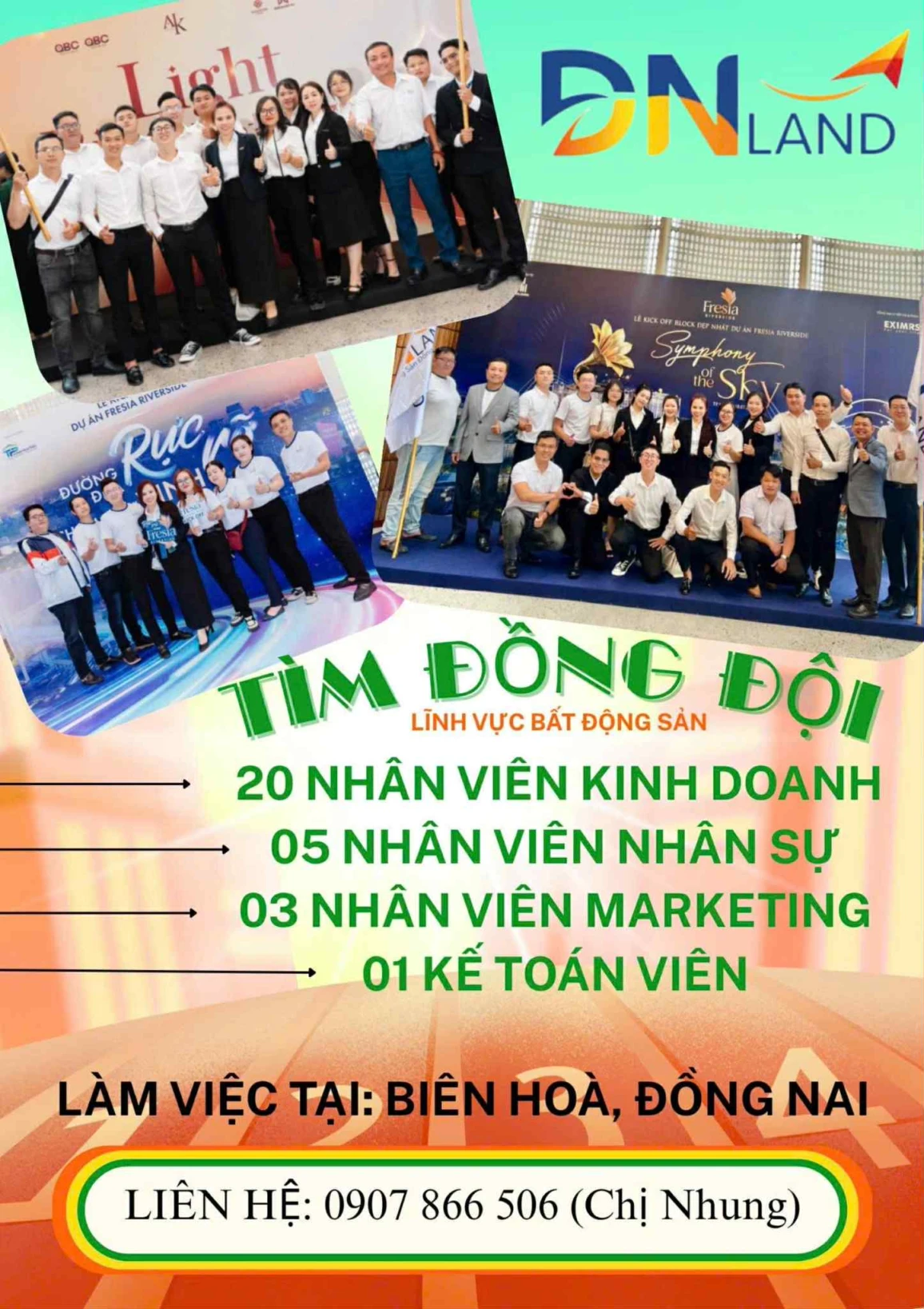  Tuyển dụng nhân viên kinh doanh tại biên hoà đồng nai