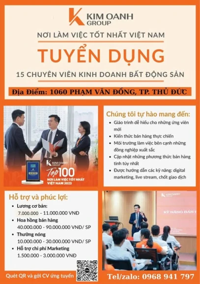  TD NHÂN VIÊN KINH DOANH BĐS KIM OANH GROUP