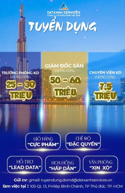  Datxanh Services - DXMD Vietnam Tuyển dụng