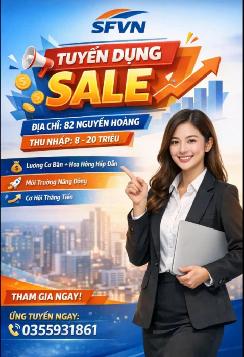 CÔNG TY SFVN TUYỂN DỤNG