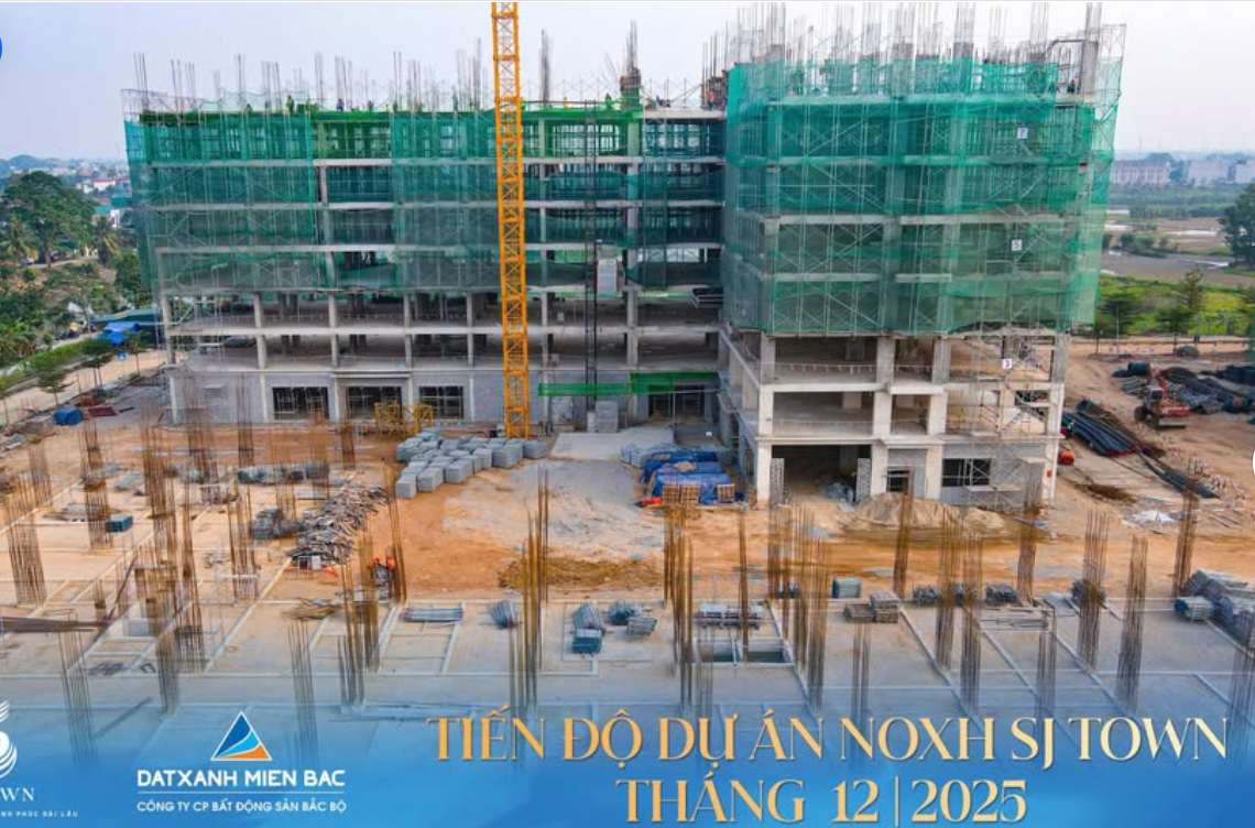 Chung cư Noxh SUNJAE do tập đoàn Đài loan làm chủ đầu tư dự kiến bàn giao cuối 2026