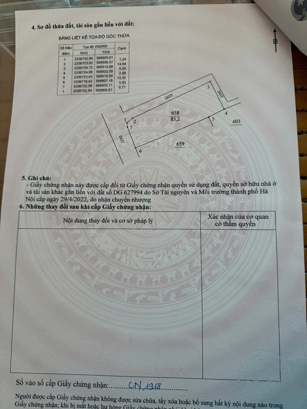 SIÊU PHẨM 5 LÔ GÓC + 1 LÔ THƯỜNG – HOA HẬU THỌ XUÂN – TRUNG CHÂU – LIÊN MINH – HÀ NỘI