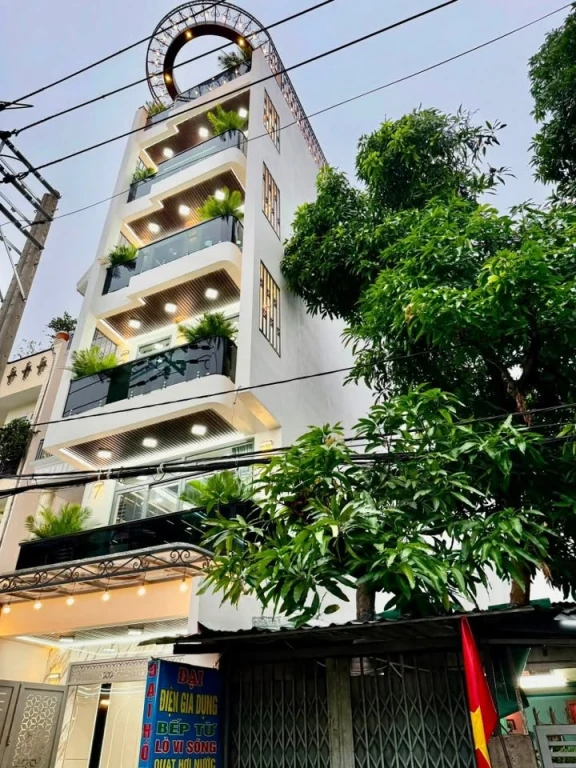 Bán nhà mặt tiền 1 lửng 4 lầu 4,2x20m giá 9,9 tỷ Đường Trung Mỹ Tây 01