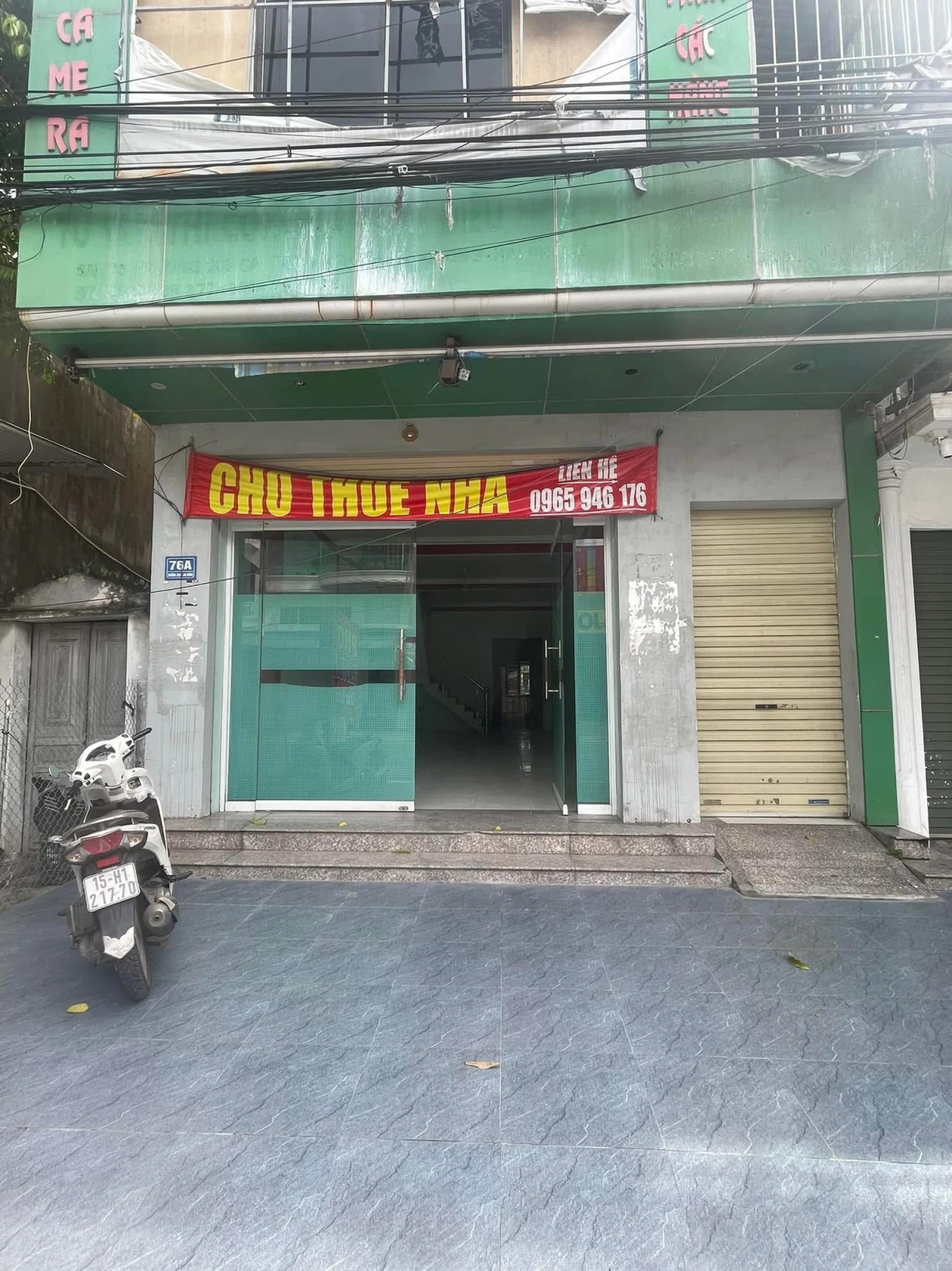 Cần cho thuê nhà 76 mặt đường 208 an đồng, an dương, Hải Phòng. Vỉa hè rộng 5m, đường rộng 15-20m. Nhà diện tích mặt bằng 120m2, 2.5 tầng.