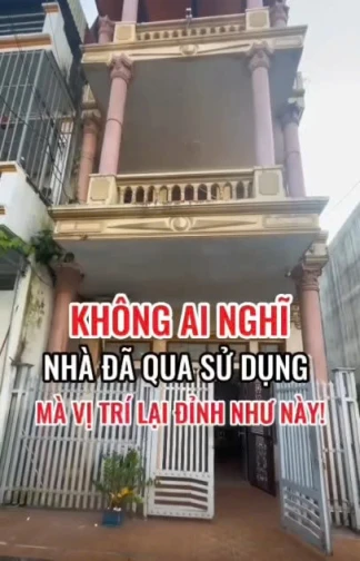 ► BÁN NHÀ 3 TẦNG – NGÕ 3 NAM BÌNH