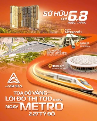 MUA NHÀ TP.HCM CHỈ VỚI 6,8 TRIỆU/THÁNG - TƯỞNG ĐÙA MÀ THẬT Ở THE ASPIRA