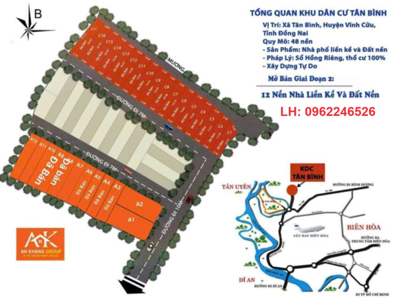 MỞ BÁN SẢN PHẨM MỚI THUỘC BLOCK A KDC HL7 Tại Xã Tân Bình, Vĩnh Cửu, Đồng Nai