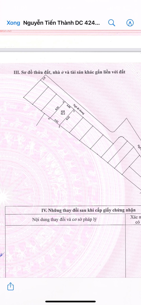 Nhỉnh 1 tỉ có ngay lô đất gần ngay Tt Chúc Sơn
-Diện tích 42.1m2
-Oto đỗ cửa
-Cách Chúc Sơn đường 6 chỉ hơn 1km
Liên hệ e Thắng:0982963222