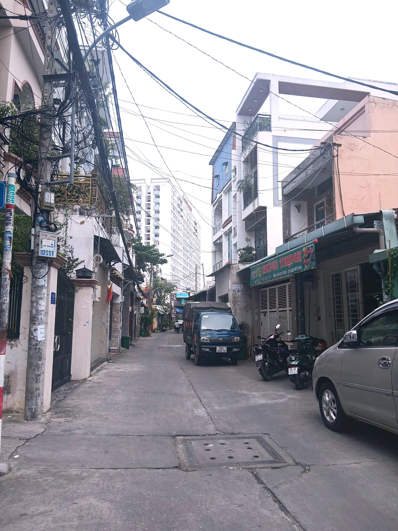 NỞ HẬU 7,3M – NHÀ 4 TẦNG 54M² – 2 MẶT HẺM – GẦN NGUYỄN SƠN – HẺM XE TẢI –  GIÁ 8 TỶ