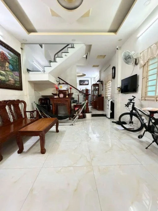 NHÀ TÂN PHÚ – NGAY VĂN CAO – SÁT MẶT TIỀN – NHÀ MỚI 2 TẦNG – 4 X 11 –  NHỈNH  5 TỶ