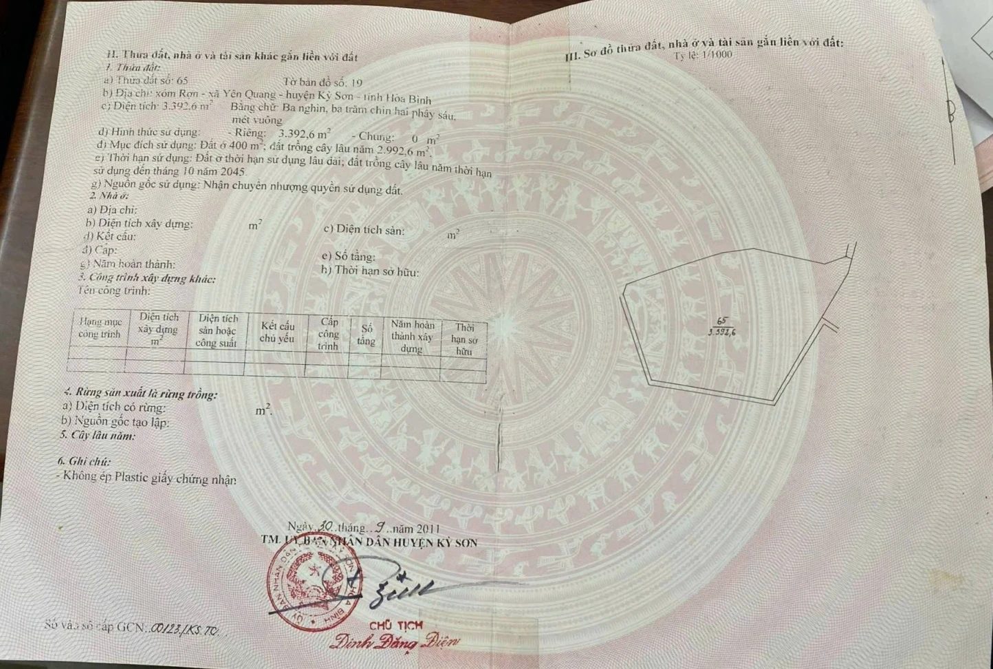 BÁN HƠN 3000M2 ĐẤT, VIEW CAO THOÁNG, SÁT ĐƯỜNG CAO TỐC HN-HB, ĐỐI DIỆN KHU CN QUANG TIẾN, GIÁ HƠN 4TR/M2