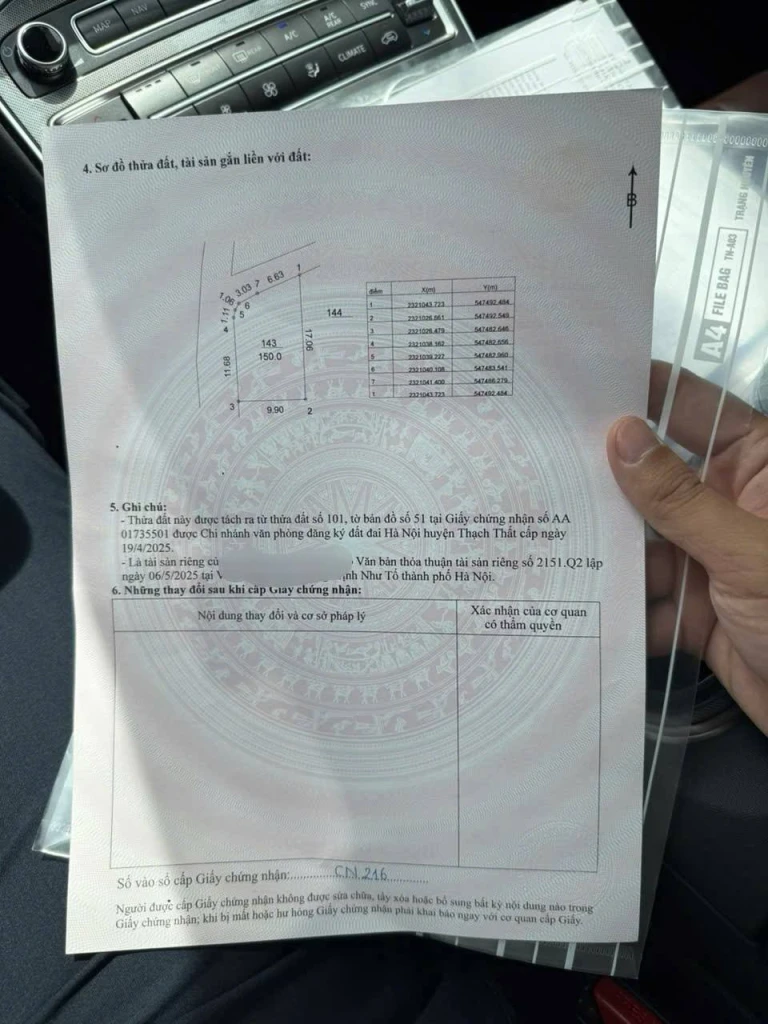 HƠN 3 TỶ CÓ NGAY LÔ ĐẤT DT 150M2, FULL THỔ CƯ, CÁCH ĐƯỜNG TL446 CHỈ 250M, CÁCH NGÃ TƯ YÊN BÌNH 300M