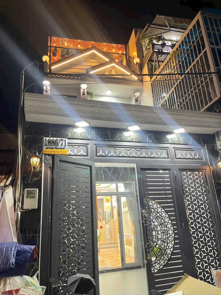 Bán Nhà Mặt Tiền Hẻm Đẹp Huỳnh Tấn Phát – Phú Xuân, Nhà Bè – Giá 6,25 Tỷ