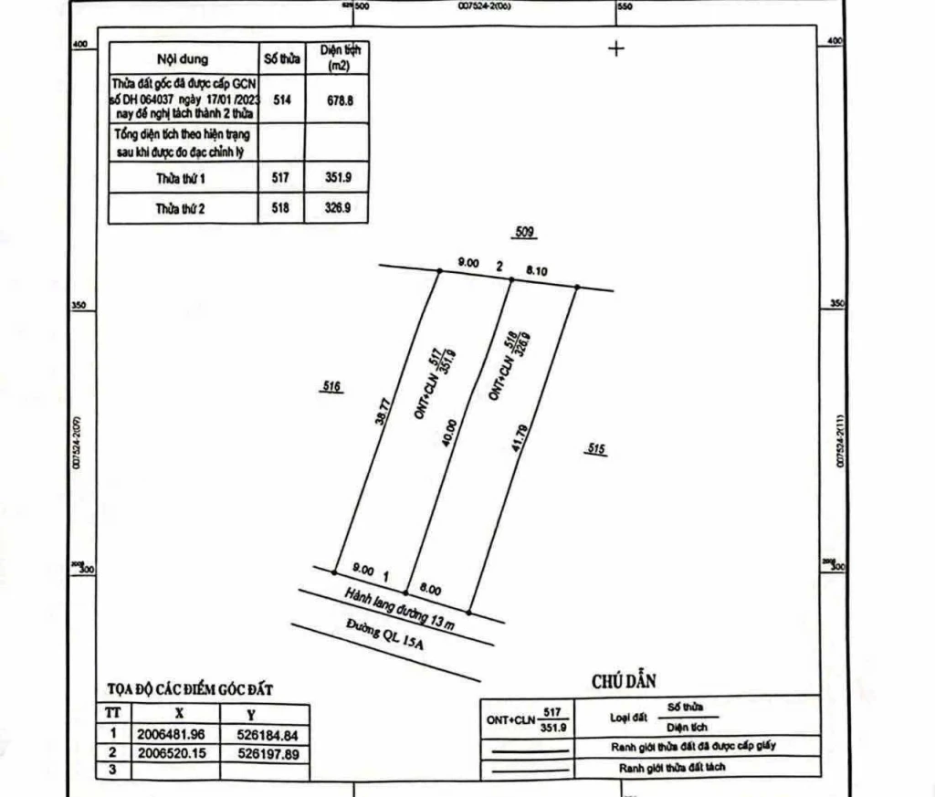 bán 2 lô đất đường 15A xóm 3 , xã hương đô, gần ủy ban xã hương đô cũ