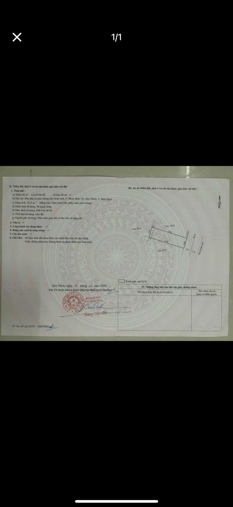 BÁN LÔ ĐẤT KHU DÂN CƯ ECOHOME – CHỢ DINH