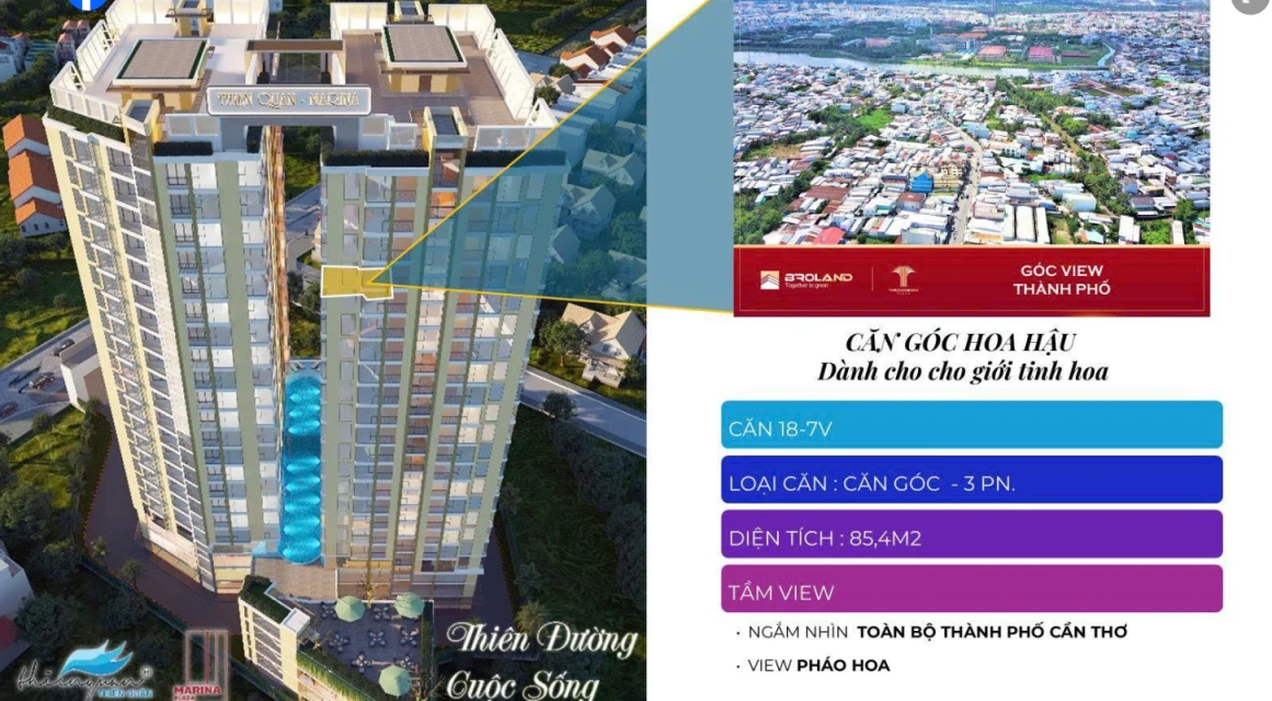 CĂN GÓC HOA HẬU – TẦM VIEW ĐẮT GIÁ NHẤT MARINA THIÊN QUÂN