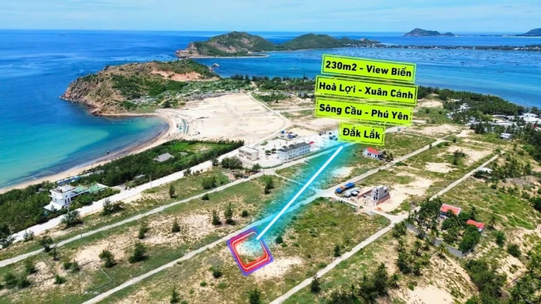 Cần bán lô đất gần bãi tắm, diện tích 230m2 full thổ cư