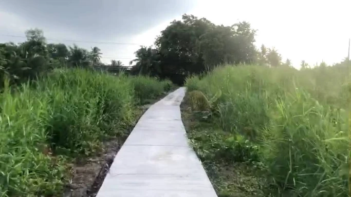 Bán đất nền, giá 20 triệu 1 mét ngang x dài 40,8 mét.