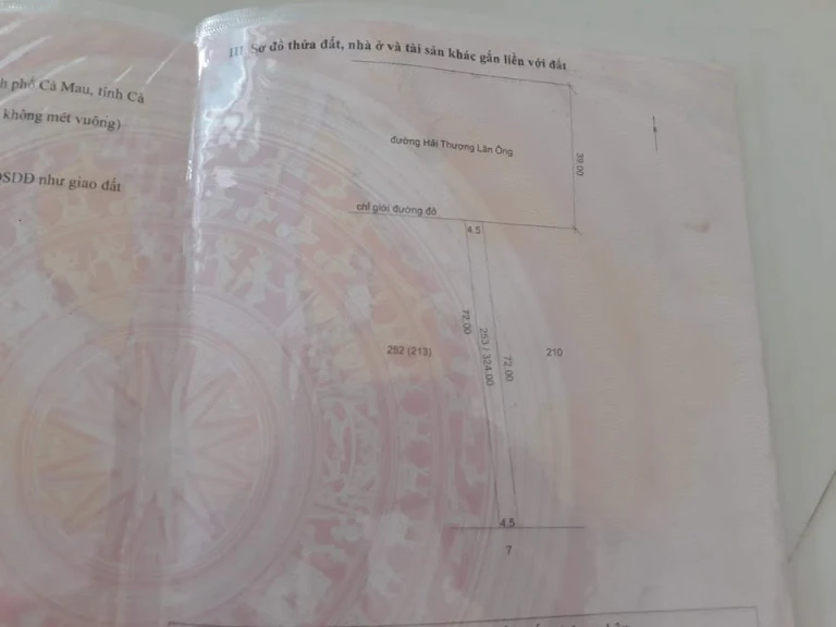 Bán nền đường hải thượng lãng ông cách bịnh viện lao cà mau400m ,