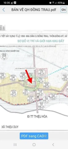 bên hông chợ đầm xã Thiệu Duy cũ nay là xã Thiệu Quang