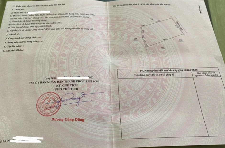 Bán mảnh đất vườn diện tích hơn 650m2, mặt tiền hơn 18m