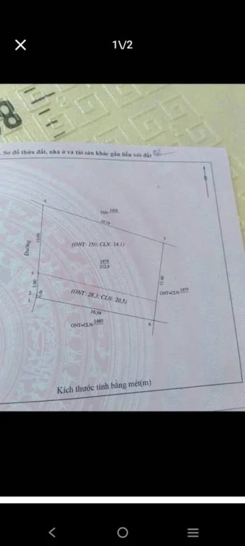 Lô đất nét như sô nị giá công khai