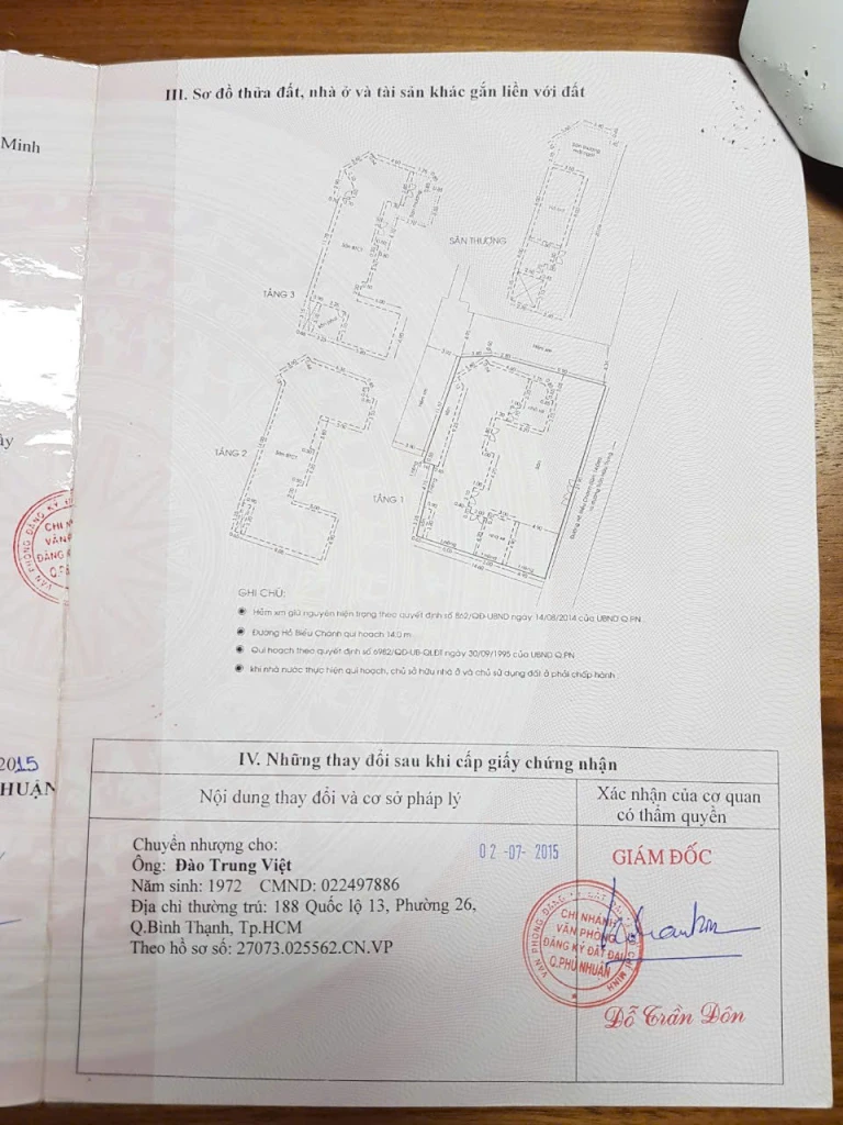 Bán Nhà Mặt Tiền 64 Hồ Biểu Chánh, P11 , Phú Nhuận