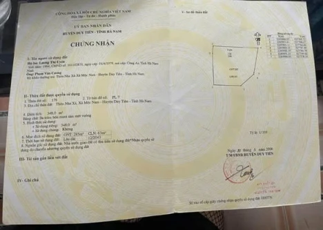 🌴 F0 Chính chủ gửi bán lô đất 348m2 sẵn nhà 2 tầng