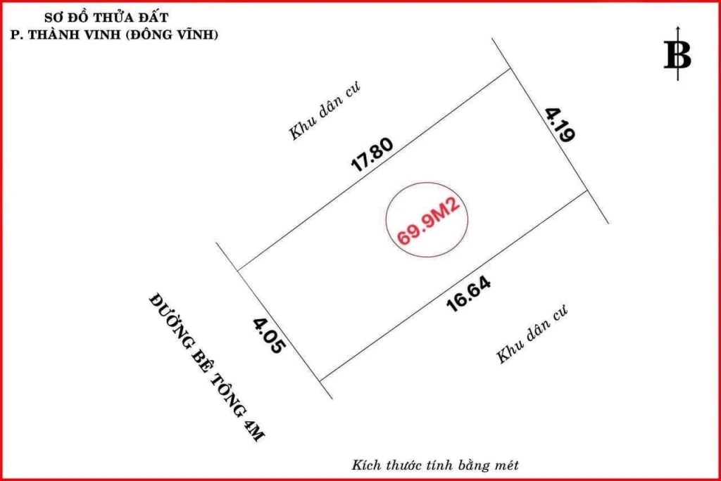 Đất Đông Vĩnh ngõ đường Phan Thúc Trực- cách đường lớn chỉ 30m:
