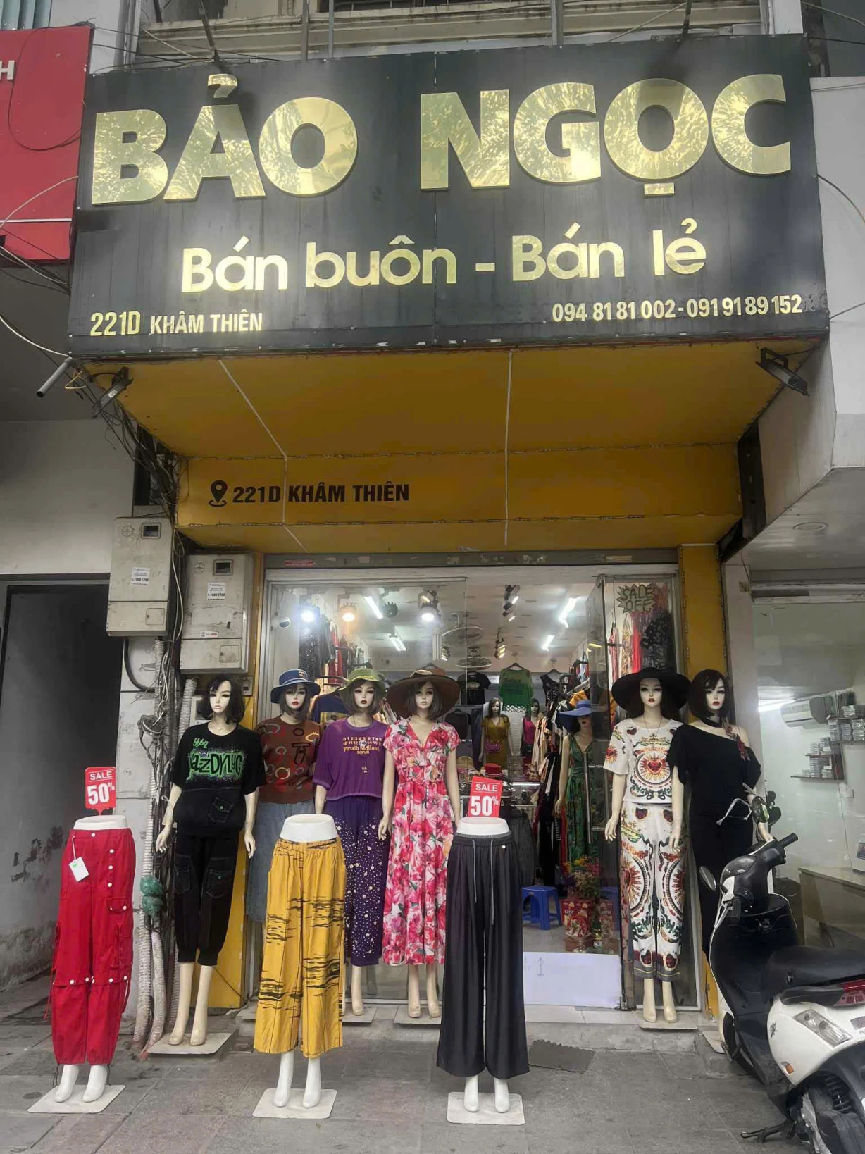 CHÍNH CHỦ SANG NHƯỢNG CỬA HÀNG THỜI TRANG TẠI KHÂM THIÊN - HÀ NỘI