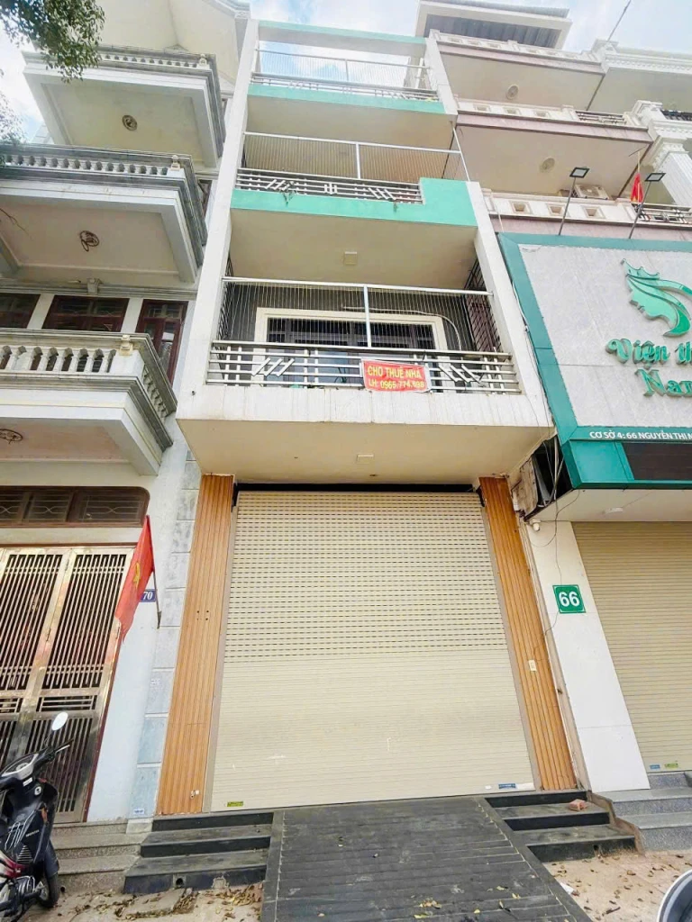 CHÍNH CHỦ CHO THUÊ NHÀ 4 TẦNG, TP BẮC GIANG – PHÙ HỢP KINH DOANH