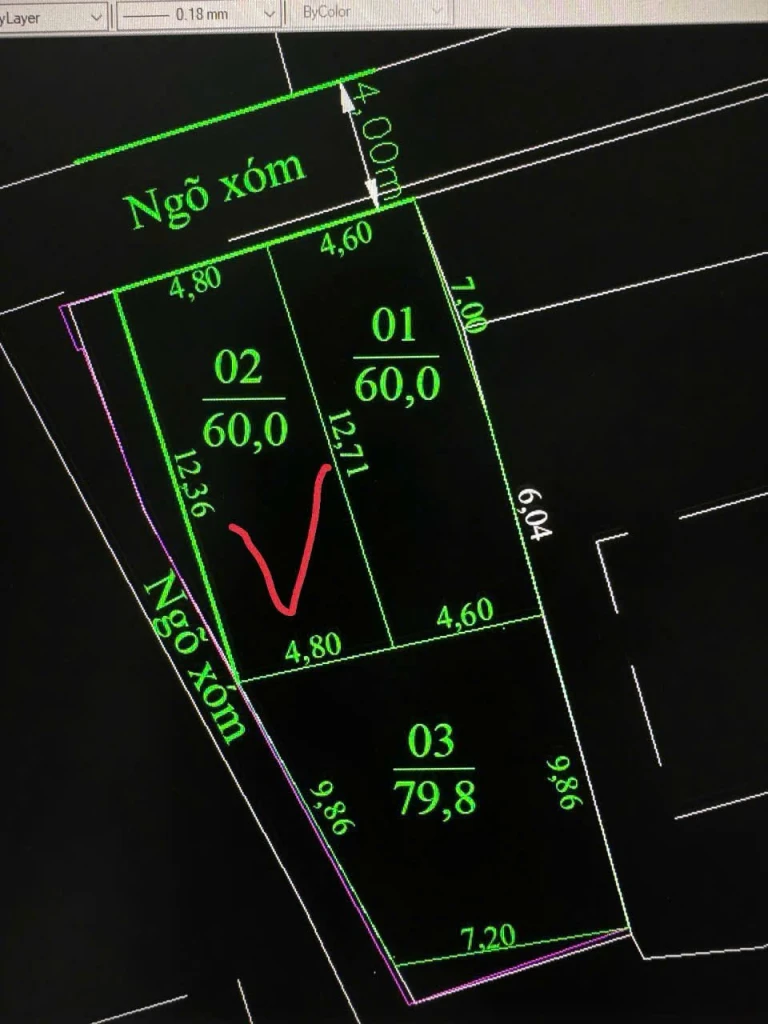 1.3xx tỷ - 60m2 lô góc gần chợ Sang Minh Tân Dương Kinh Zalo 0567222555