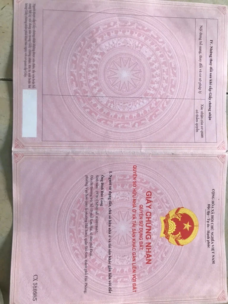 BÁN ĐẤT HẢI SƠN, ĐỒ SƠN – 120M2 – NGÕ RỘNG 5M – GIÁ 7.X TỶ-ZALO: 0567 222 555