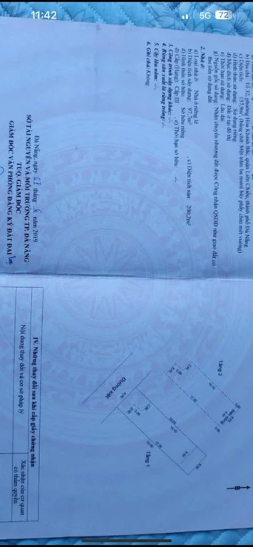 Chính chủ gửi bán nhà 2 tầng dt nhiều 138m 2 , chiều ngang 6 m , nhà xây kiểu biệt thự