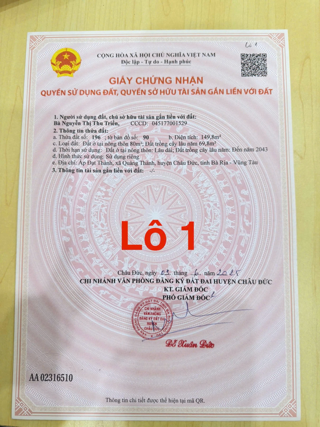 6 lô fo sổ sẳn chỉ 5xx xíu đường nhưa . 5*30 tc 80 giá rẻ bèo