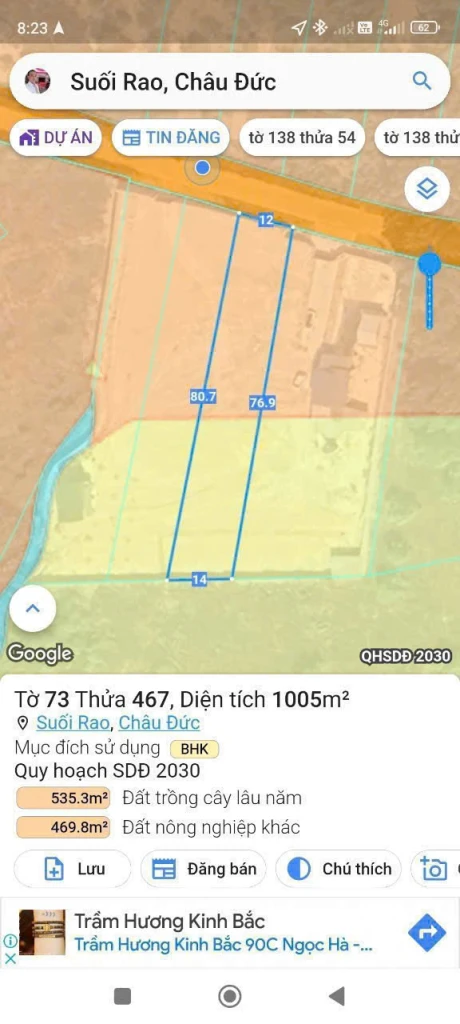 Chủ có việc cần ra gấp lô này
giá chốt 720t 
Đất đã có tường rào trước sau như hình thực tế.
DT 1000m2 ngang 12 nở hậu 14