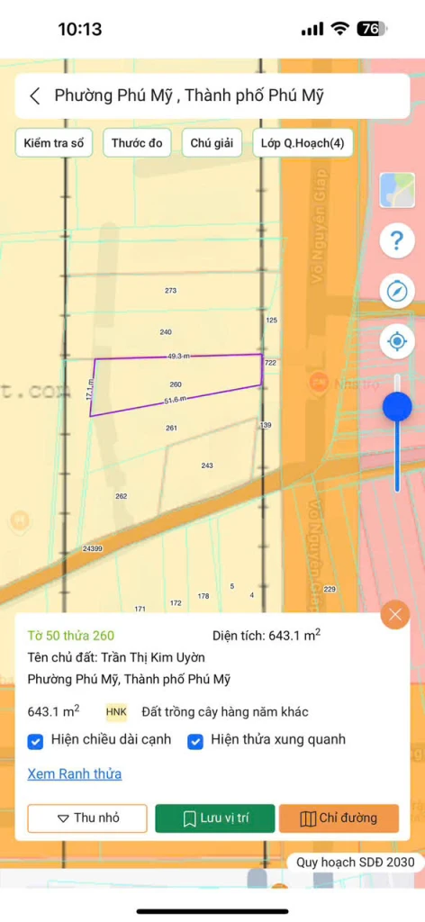 Gần  700m2 mặt tiền đường S - Phú Mỹ.  2 mặt tiền trước sau,