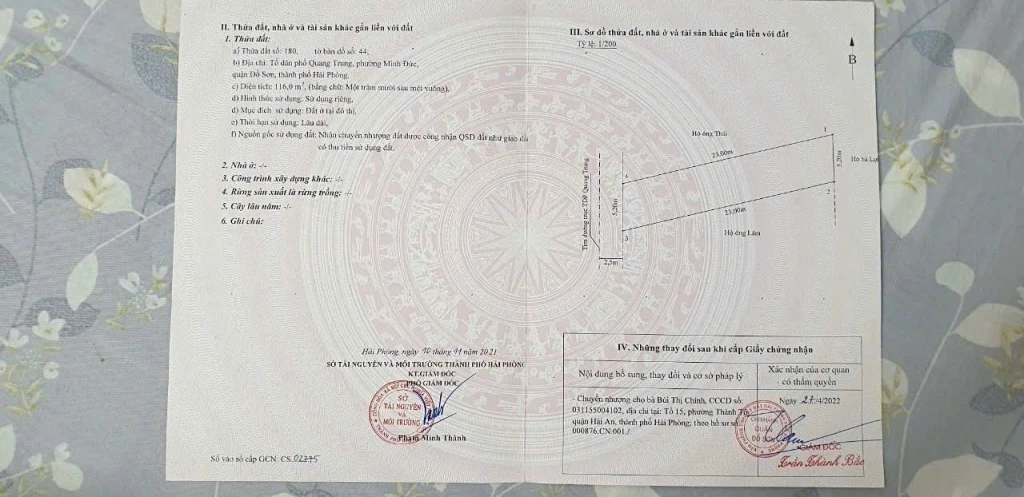 Lô 116m² mặt đường nhựa – Thượng Đức, Minh Đức – giá chỉ 19.x triệu/m²  ZALO 0567 222 555