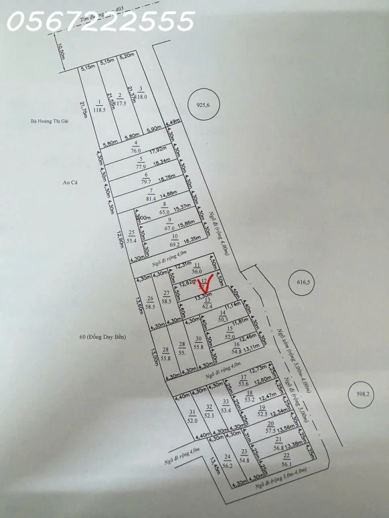 Bán lô góc Tuyến 2 đường 403 Minh Đức, Đồ Sơn giá F0 - ZALO 0567 222 555