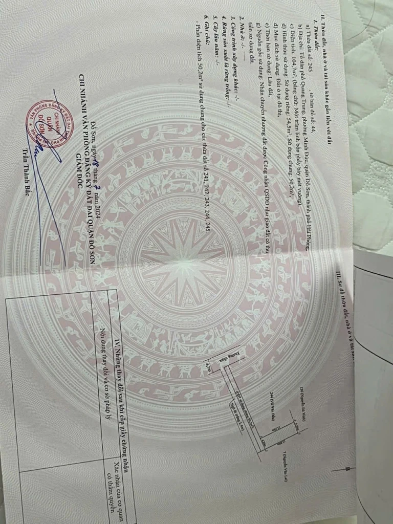 LÔ ĐẤT 54,5M² THƯỢNG ĐỨC – NGÕ THỰC TẾ 4M – GIÁ CHỈ 1,1X TỶ DỄ GIAO DỊCH  ZALO 0567 222 555