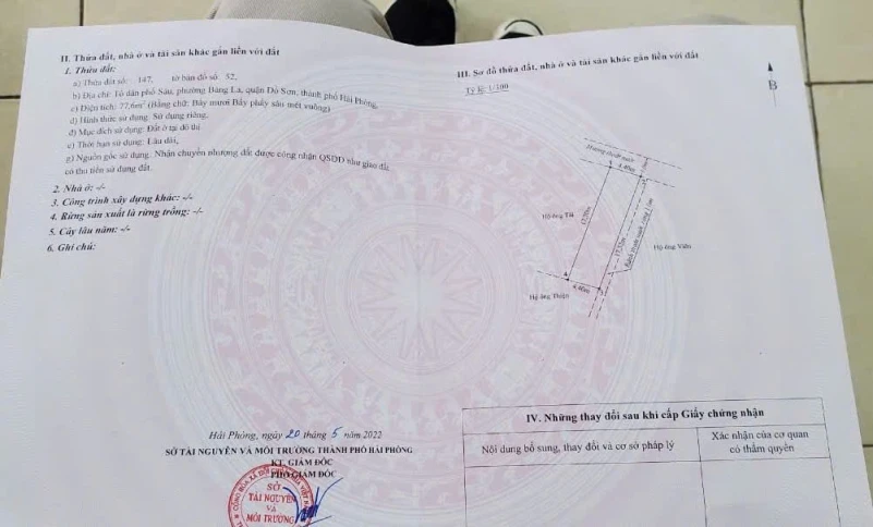 Giá 1.3xx tỷ Đất nền Bàng La - Đồ Sơn - Đường nhựa ô tô tránh - ZALO 0567 222 555